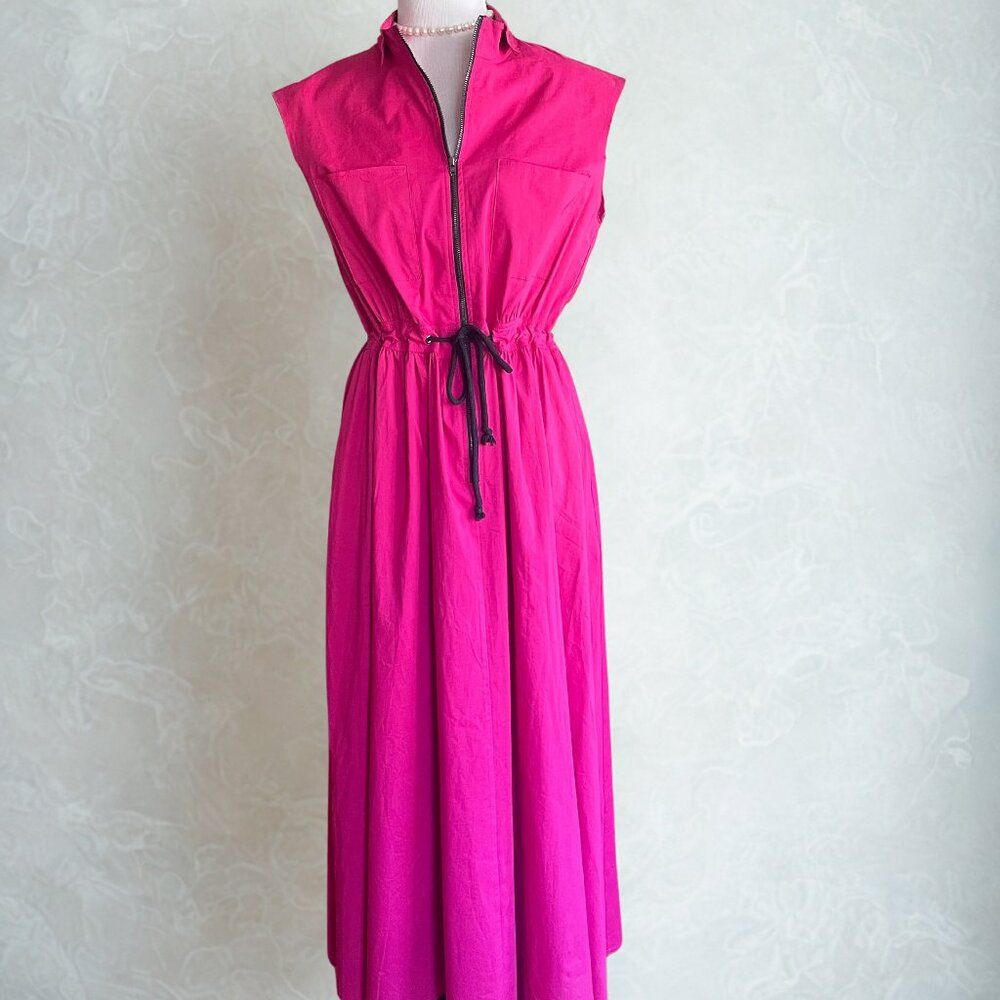 NEW WITH TAGS Ruti "The Long Resort Dress" in Vibrant Fuchsia - Size S/M